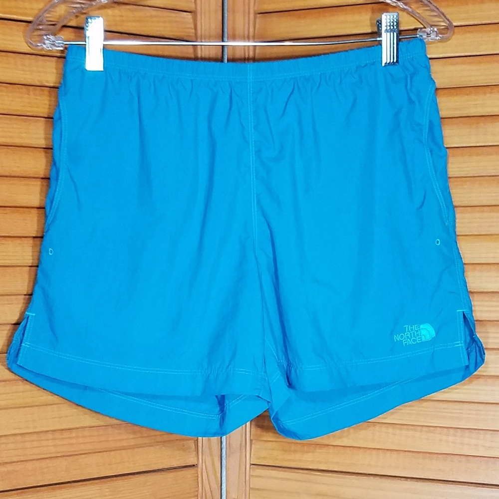 The North Face Teal Running Shorts